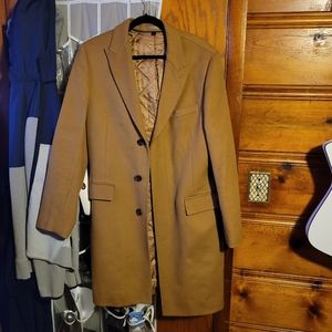J crew camel topcoat